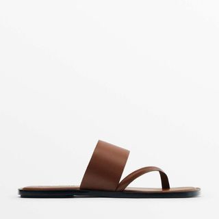 Massimo Dutti + Sandals with Wide Strap