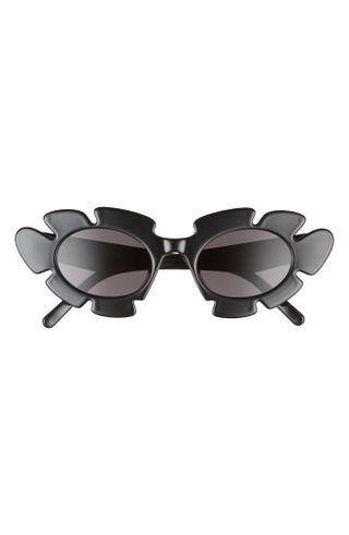Loewe + 47mm Tinted Oval Sunglasses