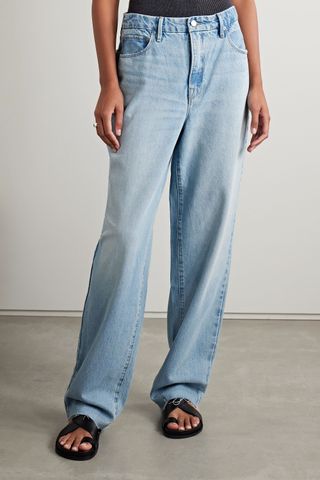 Good American + Good 90s High-Rise Wide-Leg Jeans