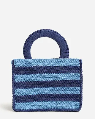 J. Crew + Hand-Crocheted Rectangle Bag