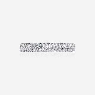 886 Royal Mint + 886 Pavé Ring in 18ct White Gold
