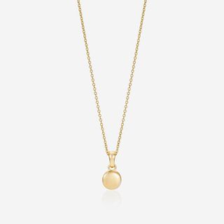886 Royal Mint + 886 Button Pendant With Chain in 18ct Yellow Gold