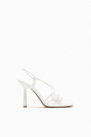 Zara + Knotted Heeled Sandals