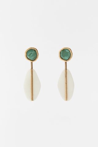 Zara + Colorful Stone Earrings