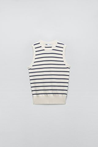 Zara + Basic Knit Top