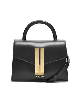 Demellier + Nano Montreal Leather Top Handle Bag