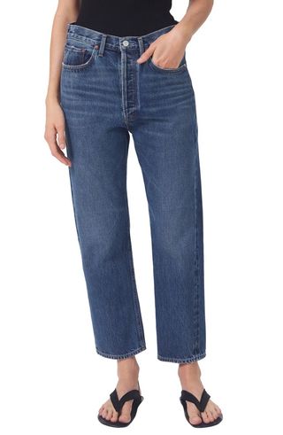 Agolde + '90s Crop Relaxed Organic Cotton Jeans
