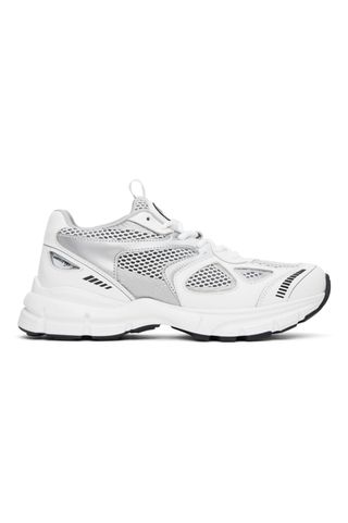 Axel Arigato + White & Gray Marathon Runner Sneakers