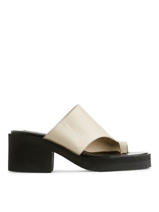 Arket + Chunky Slip-In Leather Sandals