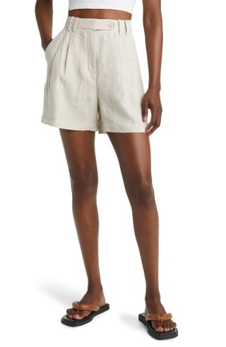 & Other Stories + Releaxed Fit Linen Shorts