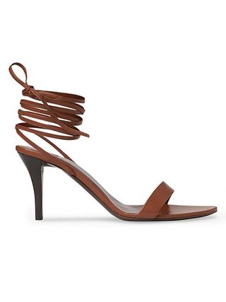 The Row + Maud Leather Strappy Sandals
