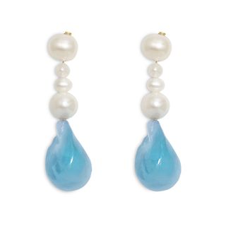CompletedWorks + Cultured Pearl Drop Earrings