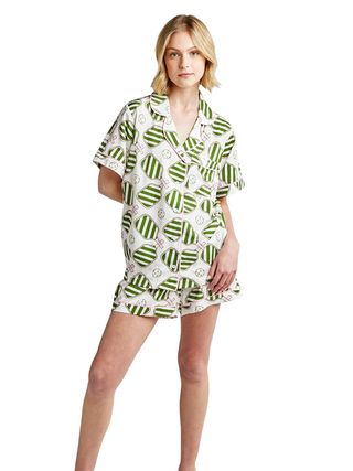 Katie Kime + Pickleball Pajama Shorts Set