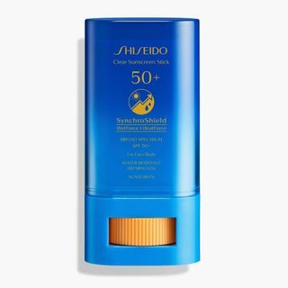 Shiseido + SynchroShield WetForce x HeatForce Clear Sunscreen Stick SPF 50+