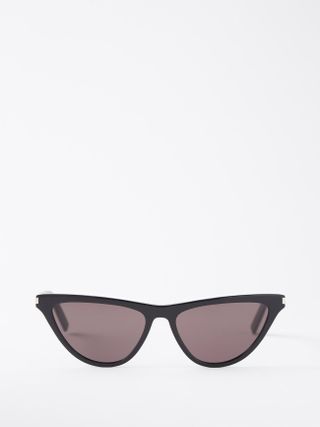Saint Laurent + Cat-Eye Acetate Sunglasses