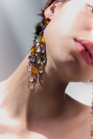 Zara + Resin Waterfall Earrings