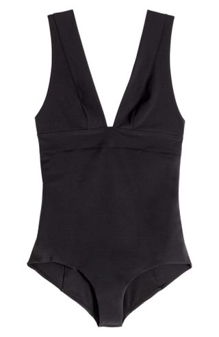 & Other Stories + V-Neck One-Piece Swimsuit