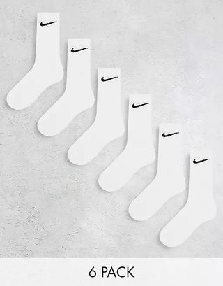 Nike + Everyday Cushioned Training Crew Socks 6 Pack