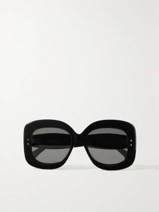 Alaïa Eyewear + Square-Frame Acetate Sunglasses