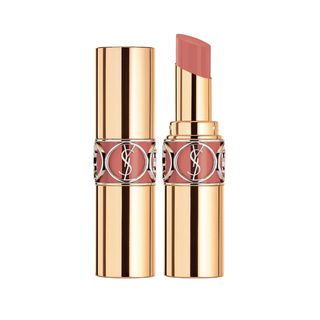 YSL Beauty + Rouge Volupté Shine Lipstick Balm in Nude Lingerie