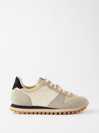 Novesta + Marathon Trail Leather and Suede Trainers
