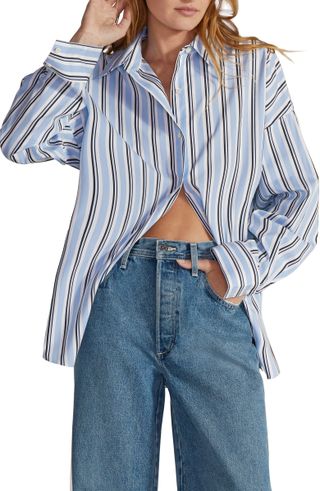 Favorite Daughter + The Ex-Boyfriend Stripe Cotton Shirt