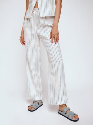 Reformation + Olina Linen Pant