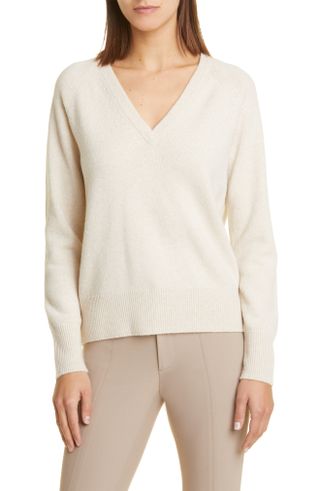 Vince + Raglan Sleeve Wool & Cashmere Sweater