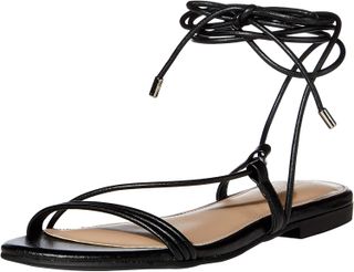 The Drop + Samantha Flat Strappy Lace-Up Sandal