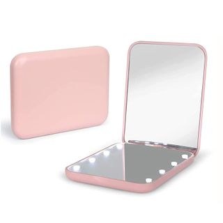 Kintion + LED Compact Travel Makeup Mirror