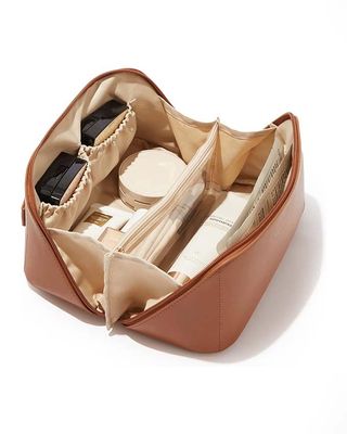Eachy + Travel Makeup Bag,Large Capacity Cosmetic Bag