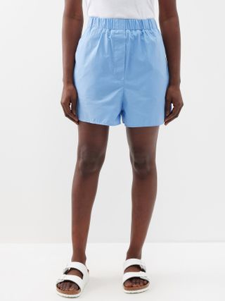 The Frankie Shop + Lui Organic Cotton-Poplin Boxer Shorts