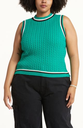Bp. + Cable Stitch Sweater Vest