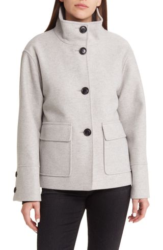 Sam Edelman + Stand Collar Coat