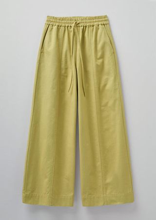 Toast + Wide Leg Cotton Trousers