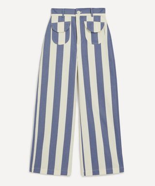 La Veste + Striped Crop Parasol Trousers