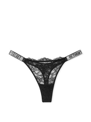 Victoria's Secret + Shine Strap Thong Underwear