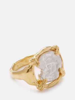 Alighieri + The Gilded Frame Gold-Plated Ring
