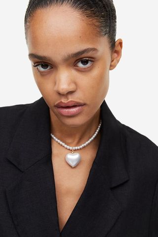 H&M + Heart-Pendant Necklace