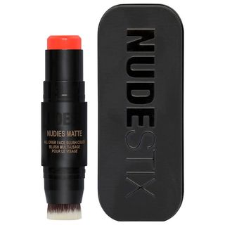 Nudestix + Nudies Cream Blush All-Over-Face Color in Picante