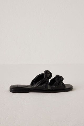 Hudson London + Mimi Leather Slide Sandals