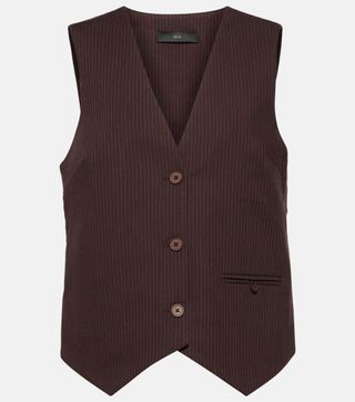 Sir + Guillaume Pinstriped Vest