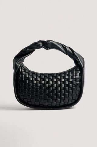 NA-KD + Twisted Handle Woven Handbag