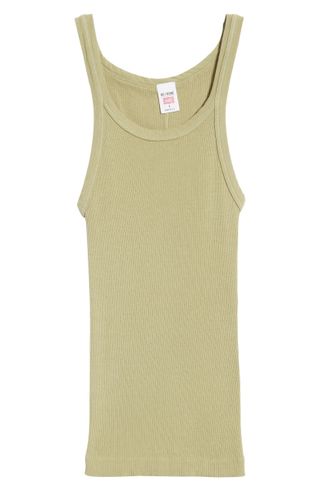 Re/Done + Ribbed Tank Top