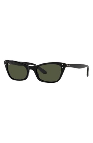 Ray-Ban + Lady Burbank 55mm Cat Eye Sunglasses