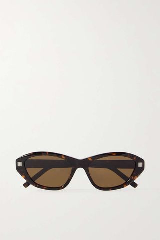 Givenchy Eyewear + Gvday Cat-Eye Tortoiseshell Acetate Sunglasses
