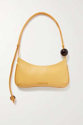 Jacquemus + Le Bisou Perle Embellished Leather Shoulder Bag