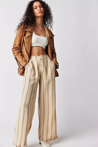 Free People + CP Shades Striped Trousers