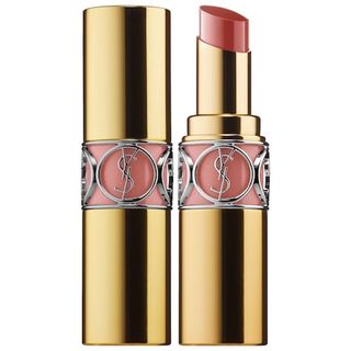 YSL Beauty + Rouge Volupté Shine Lipstick Balm in 44 Nude Lavalliere