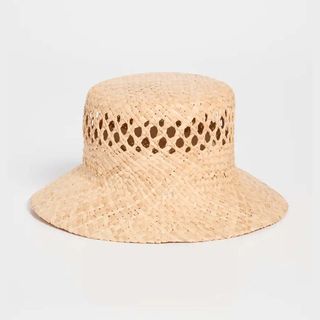 Madewell + Woven Straw Bucket Hat